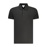 Calvin Klein Black Cotton Men Polo Shirt