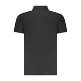 Calvin Klein Black Cotton Men Polo Shirt