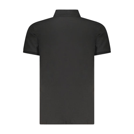 Calvin Klein Black Cotton Men Polo Shirt