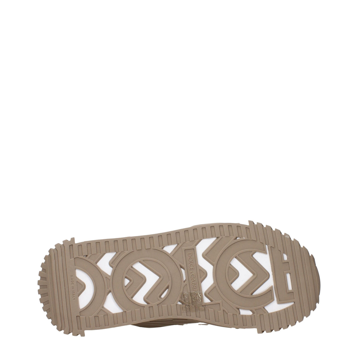 Dolce & Gabbana White Fabric Athletic Sneakers