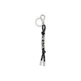 Prada Black Recycled Polyamide Keychain