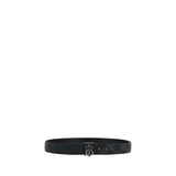 Burberry Black Polyurethane Regular Belt