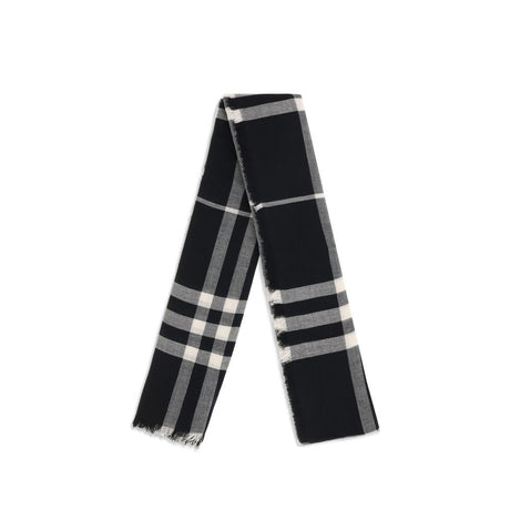 Burberry Black Wool Scarf