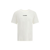 Jil Sander Cream Cotton T-Shirt