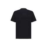 Brunello Cucinelli Black Cotton T-Shirt