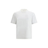 Brunello Cucinelli Gray Cotton T-Shirt