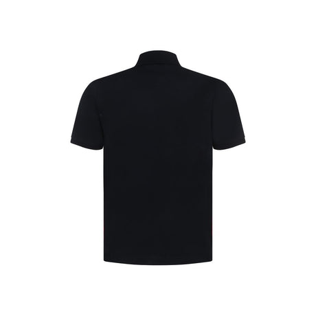 Thom Browne Blue Cotton Polo Shirt