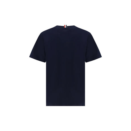 Thom Browne Blue Cotton T-Shirt