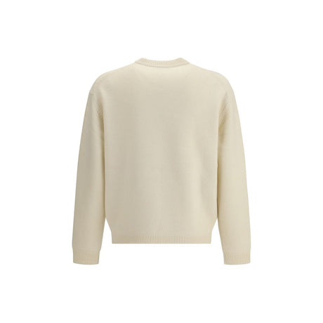 Maison Kitsuné Cream Wool Sweatshirt