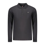 Norway 1963 Black Cotton Men Polo Shirt
