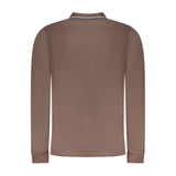 Norway 1963 Marrone Cotton Men Polo-Shirt