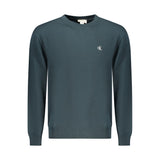 Calvin Klein Blue Cotton Men Sweatshirt