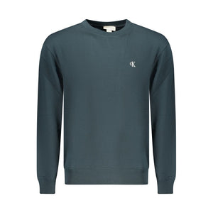 Calvin Klein Blue Cotton Men Sweatshirt