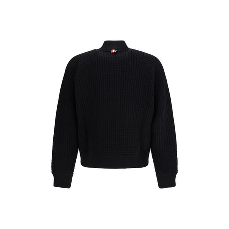 Thom Browne Black Wool Bomber