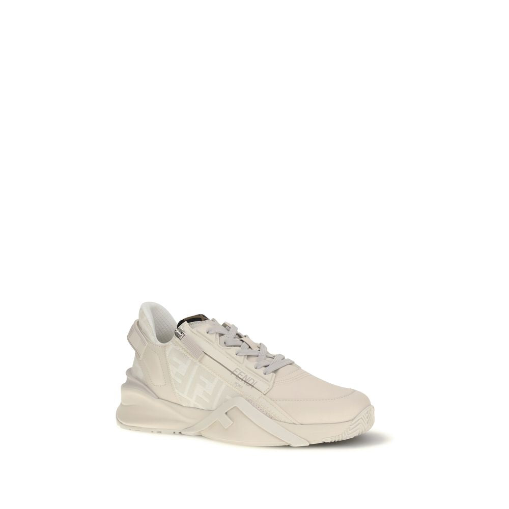 Fendi Cream Rubber Athletic Sneakers