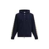 Burberry Blue Cotton Sweatshirt