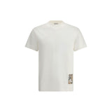 Burberry White Cotton T-Shirt