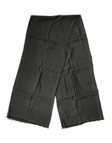 Dolce & Gabbana Black Modal Neck Wrap Men Shawl Men Scarf