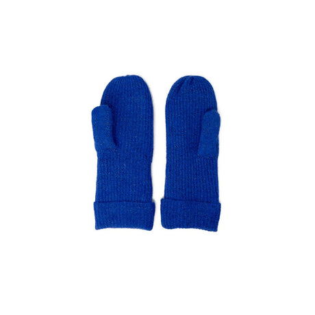 Vero Moda Blue Marabou Gloves