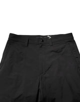 Valentino Black Mid Waist Men Tapered Dress Trouser Pants