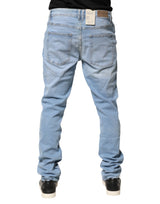 Blend Light Blue Twister Mid Waist Skinny Fit Men Denim Jeans