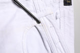 Briglia 1949 White Cotton Straight Fit Men Denim Trouser Jeans