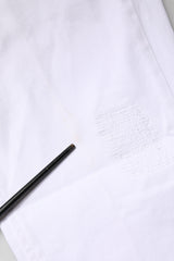 Briglia 1949 White Cotton Straight Fit Men Denim Trouser Jeans