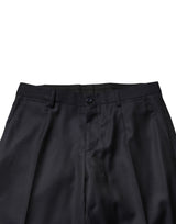 Dolce & Gabbana Black Wool Single Breasted Men 2 Piece Suit