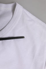 Dolce & Gabbana White Cotton Pocket Short Sleeves T-shirt