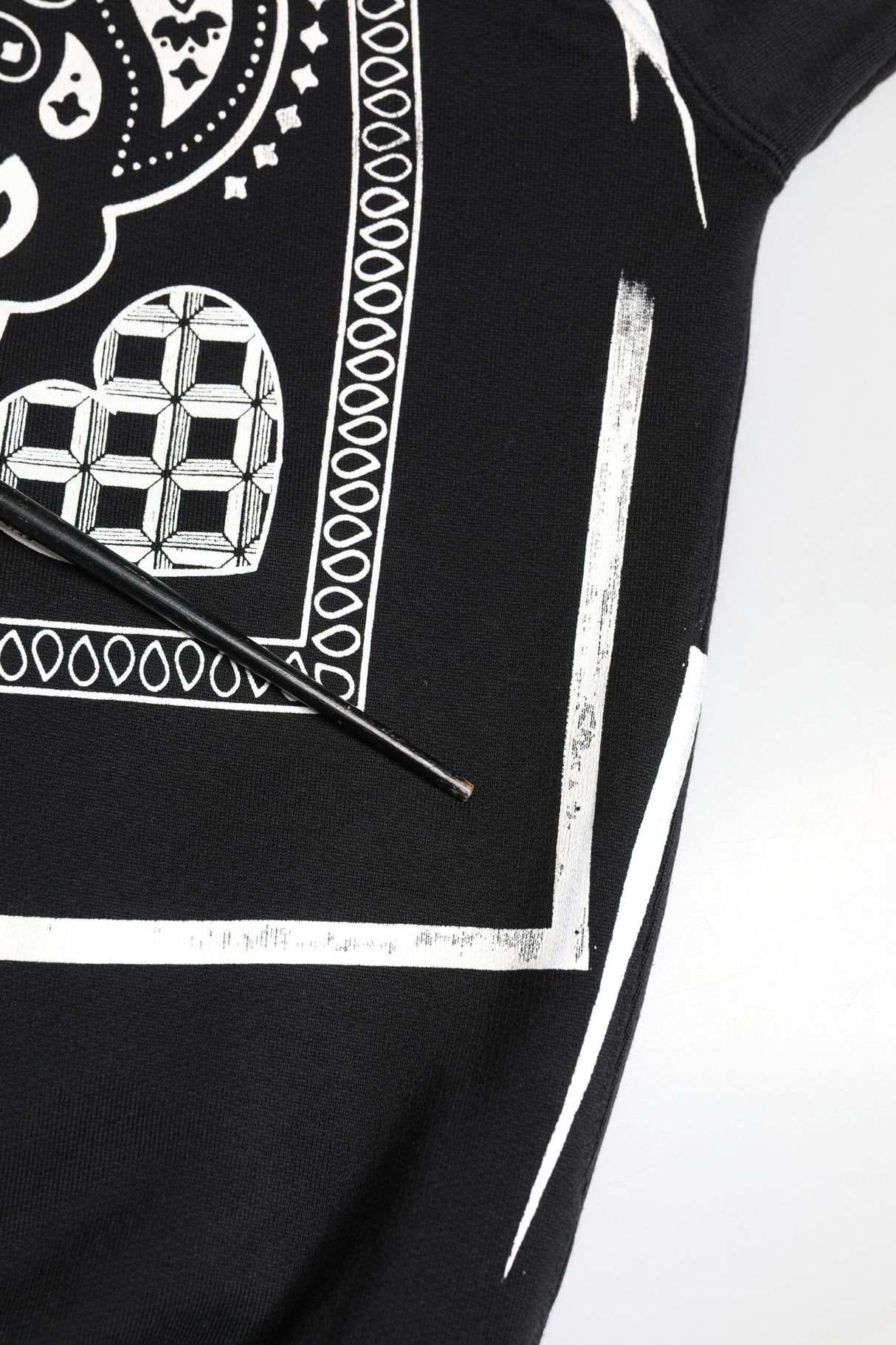 Dolce & Gabbana Black Bandana Hooded Men Sweatshirt Sweater