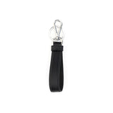 Prada Black Stainless Steel Keychain
