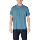 Lacoste Blue Cotton Polo Shirt