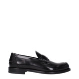 Givenchy Black Leather Slip-On Loafers