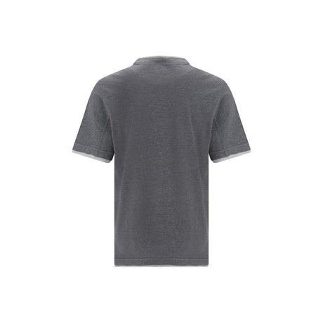 Brunello Cucinelli Gray Cotton Sportswear