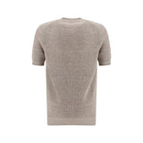 Brunello Cucinelli Beige Linen T-Shirt