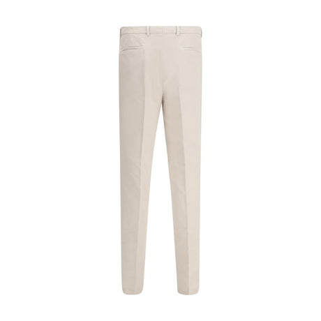 Brunello Cucinelli Cream Cotton Casual Pants