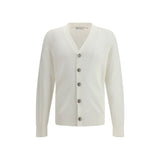 Brunello Cucinelli White Cotton Cardigan