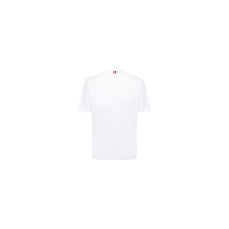 Thom Browne White Cotton T-Shirt