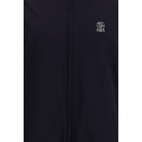 Brunello Cucinelli Blue Polyamide Shell Jacket