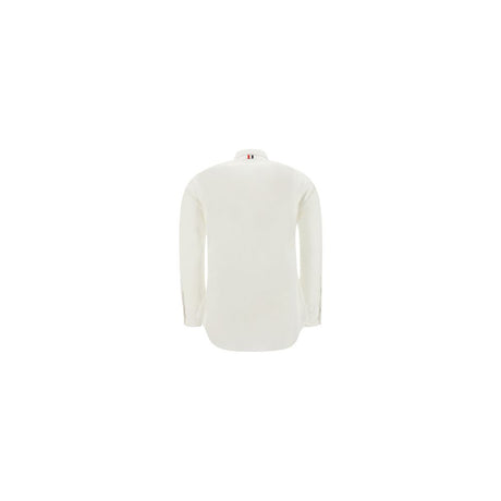 Thom Browne White Cotton Dress Shirt