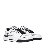 Dolce & Gabbana White Leather Sneakers