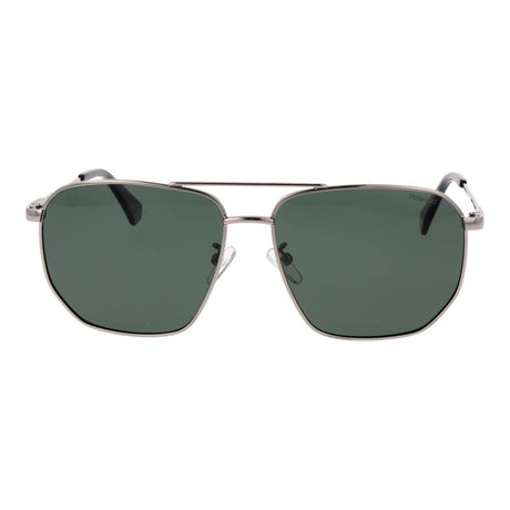 Polaroid Silver Metal Sunglasses