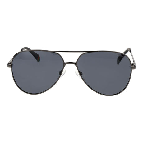 Polaroid Gray Metal Sunglasses