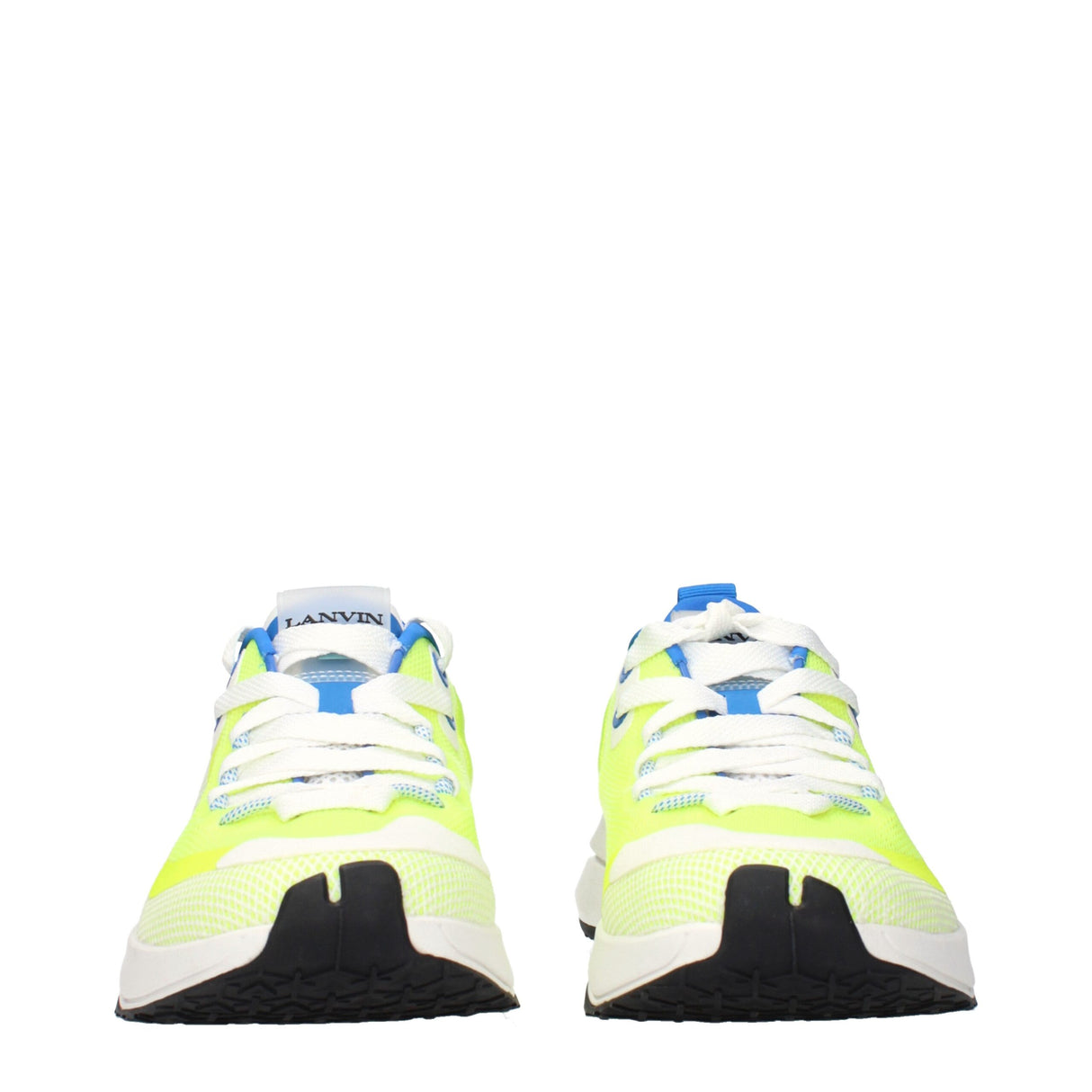 Lanvin Yellow Fabric Athletic Sneakers