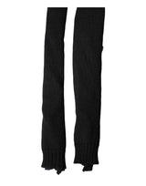 Dolce & Gabbana Black Wool Knitted Neck Wrap Shawl Men Scarf