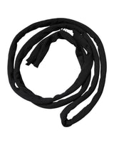 Dolce & Gabbana Black Wool Knitted Neck Wrap Shawl Men Scarf