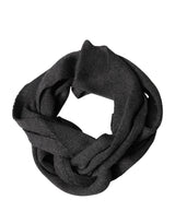 Dolce & Gabbana Black Cashmere Knit Neck Wrap Foulard Scarf