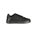 Gas Black Polyurethane Men's Sneaker