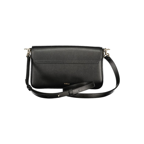 Furla Nero Leather Women Handbag