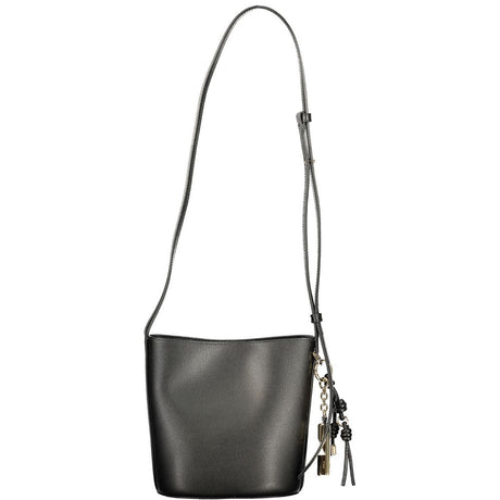 Furla Nero Leather Women Bucket Bag